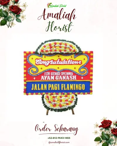 Bunga Papan Congratulation di Parigi Mekar